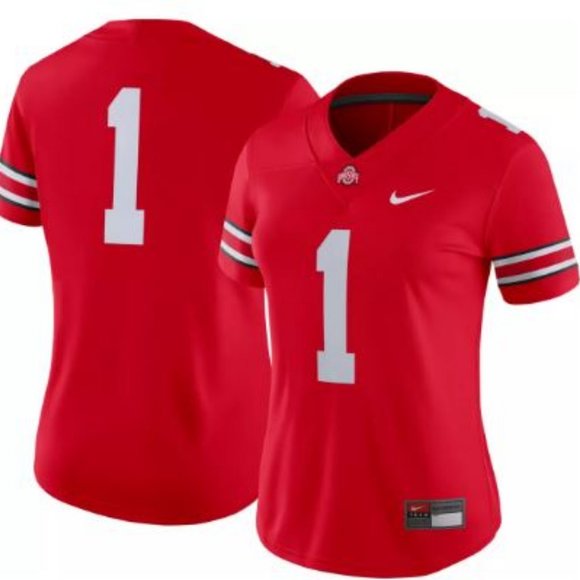 Nike Tops Womens Nike Team Red The Ohio State Jersey Front And Back